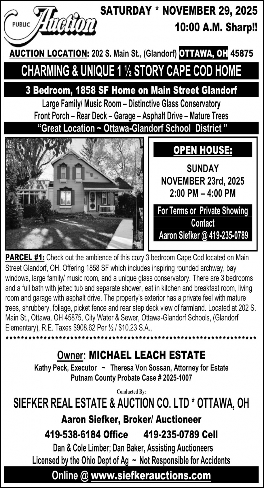 Siefker Real Estate & Auction Co. LTD