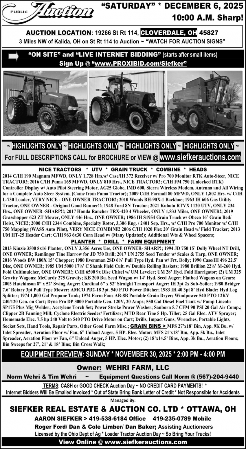 Siefker Real Estate & Auction Co. LTD