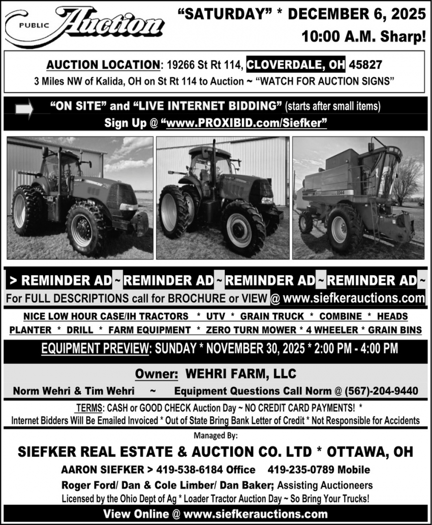 Siefker Real Estate & Auction Co. LTD