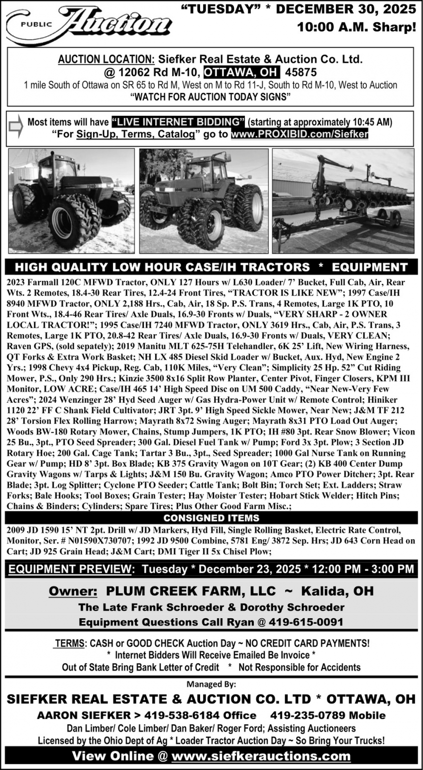 Siefker Real Estate & Auction Co. LTD