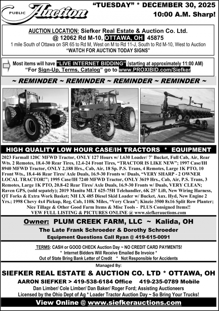 Siefker Real Estate & Auction Co. LTD