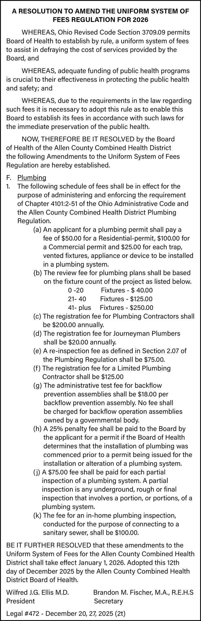 Allen County Combined Health District
