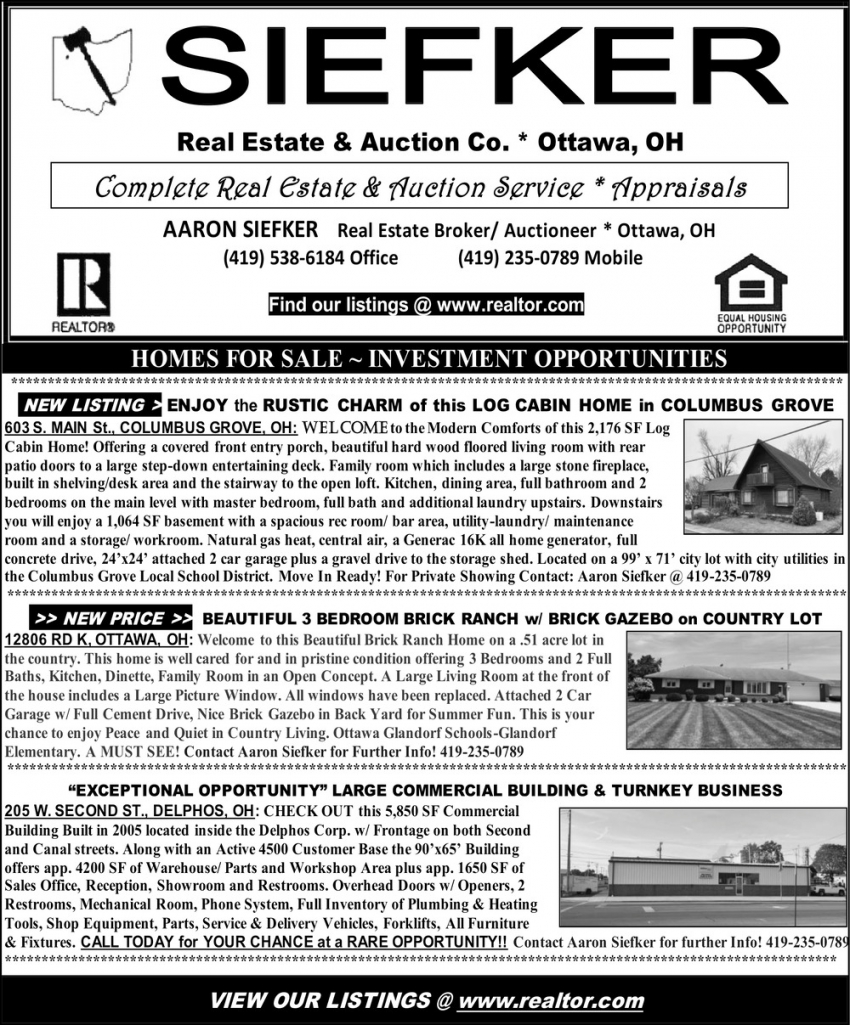 Siefker Real Estate & Auction Co. LTD