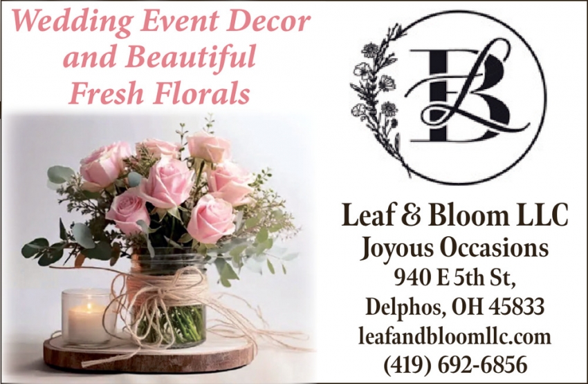 Joyous Occasions Fort Jennings, LLC - Leaf & Bloom Flowers and Gifts
