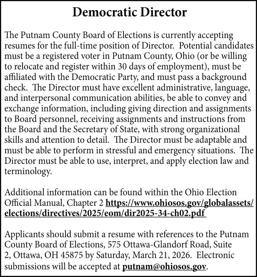 Putnam County Board of Elections