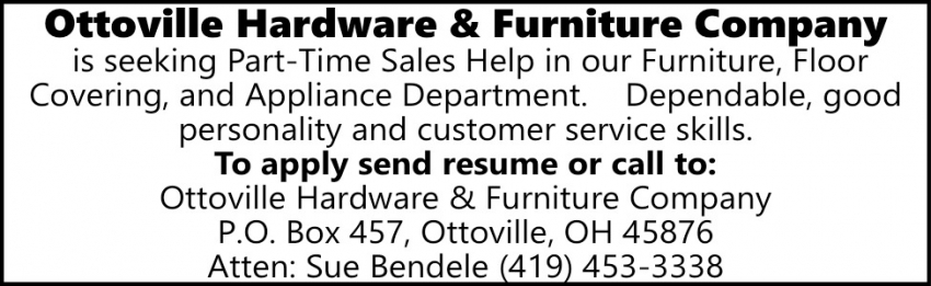 Ottoville Hardware & Furniture Company