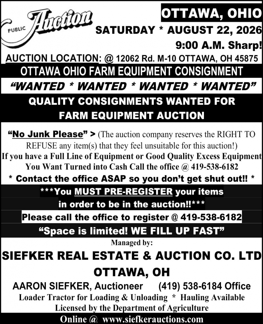 Siefker Real Estate & Auction Co. LTD