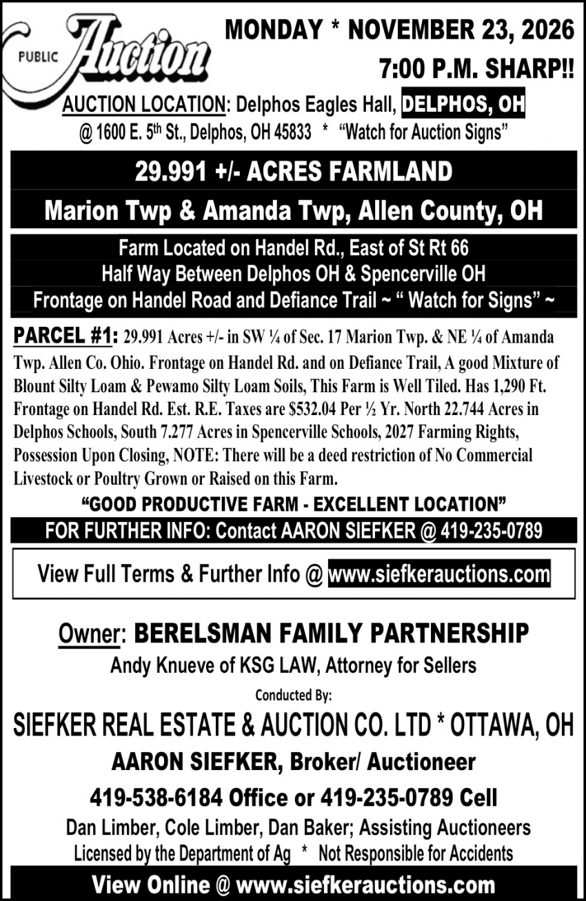 Siefker Real Estate & Auction Co. LTD