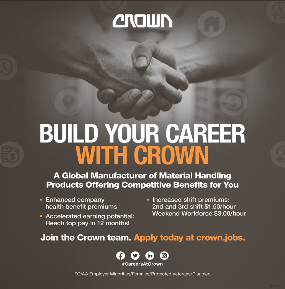 Build Your Career with Crown, Crown Jobs