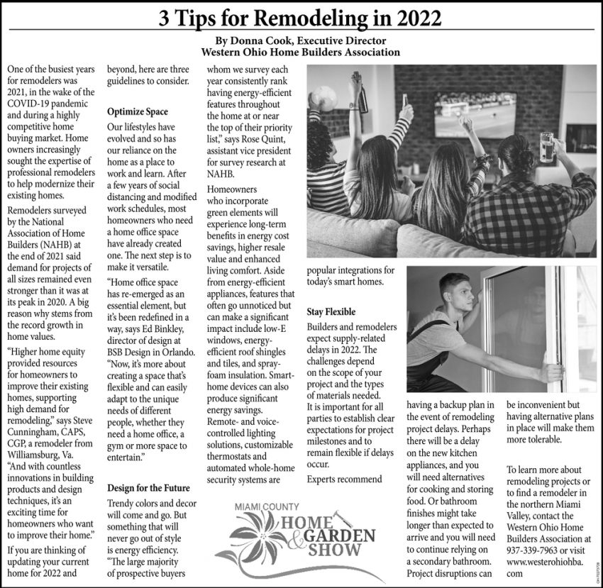 3 Tips for Remodeling In 2022