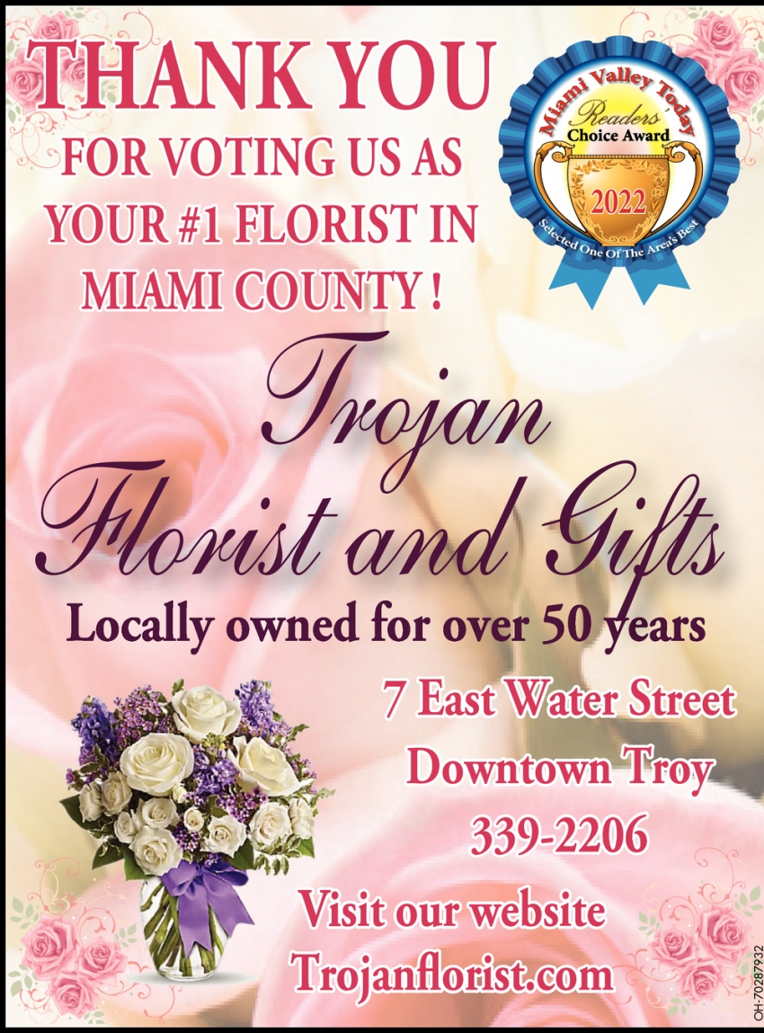 #1 Florist In Miami County