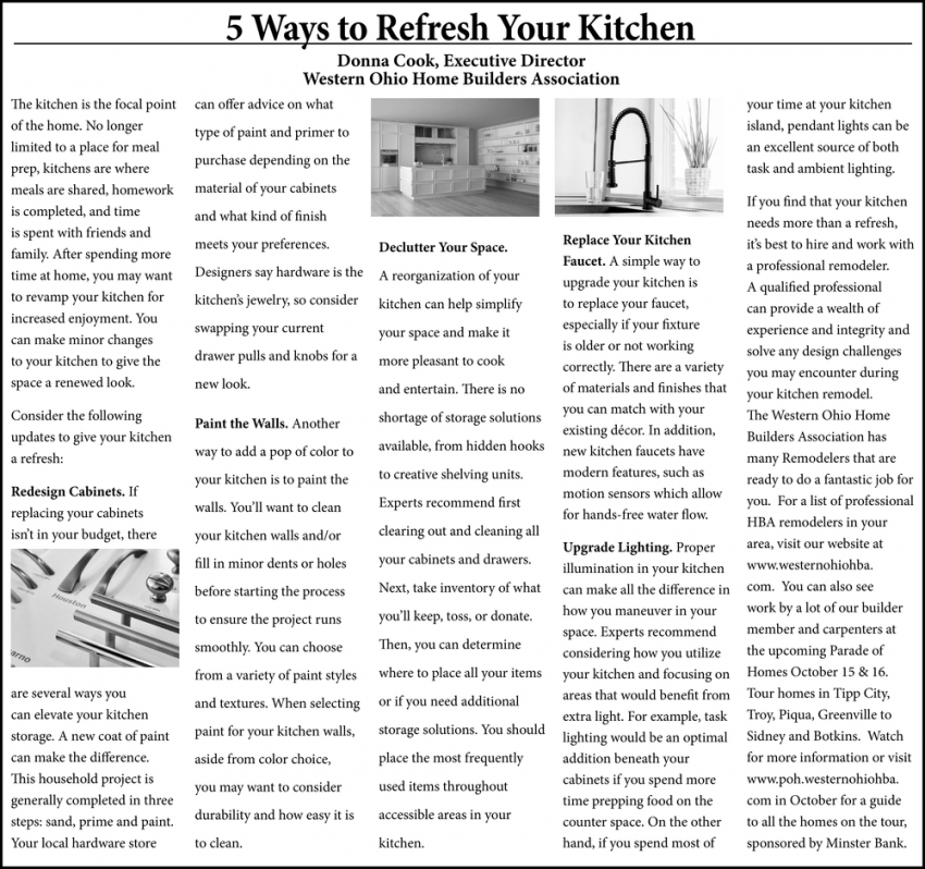 5 Ways To refresh Your Kitchen