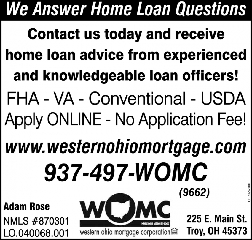 We Answer Home Loan Questions