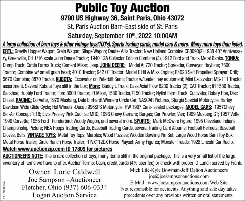 Public Toy Auction