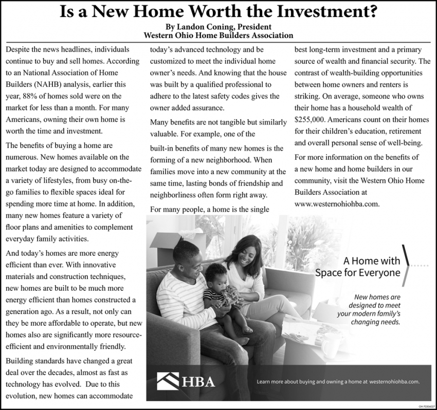 Is A New home Worth The Investment?