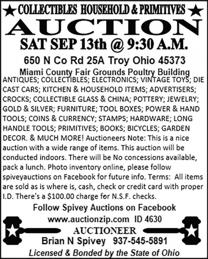 Brian N Spivey Auctioneer