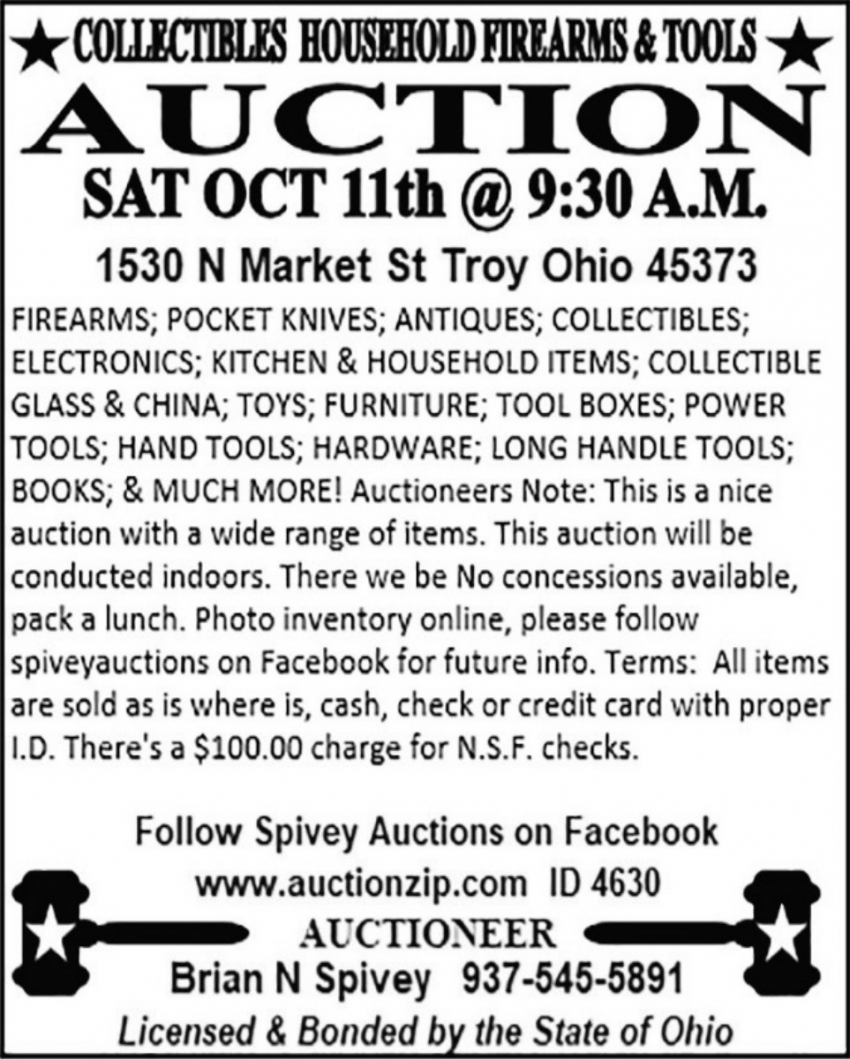 Brian N Spivey Auctioneer