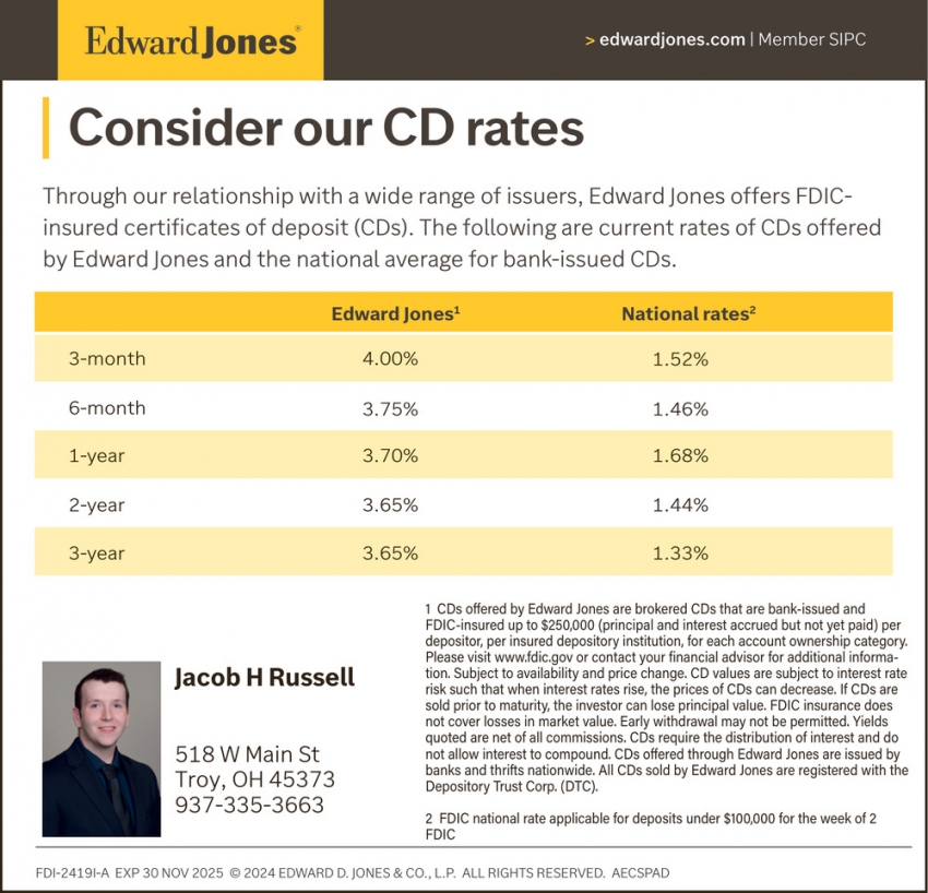 Jacob H Russell - Edward Jones