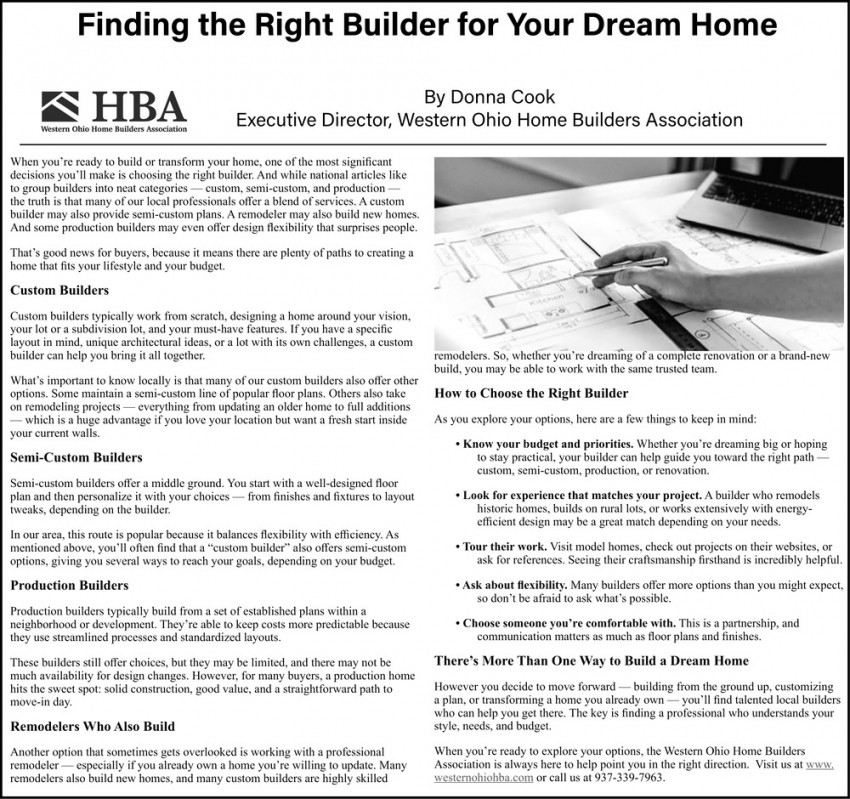 Western Ohio Home Builders Association