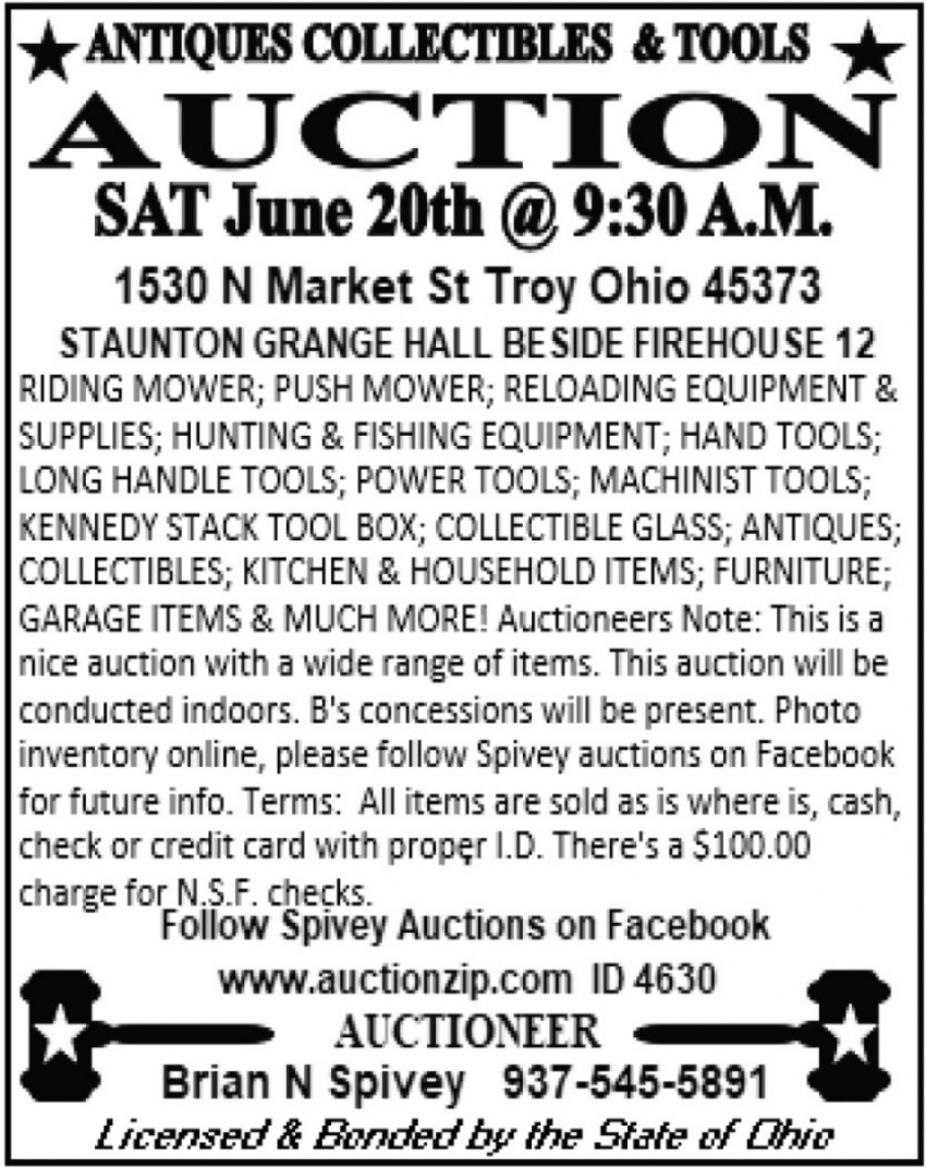 Brian N Spivey Auctioneer