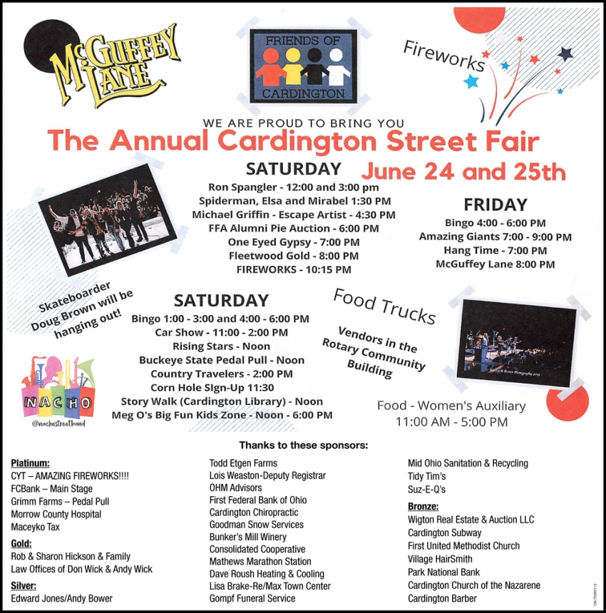 The Annual Cardington Street Fair