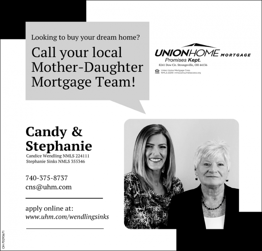 Call Your Local Mother-Daughter Mortgage Team