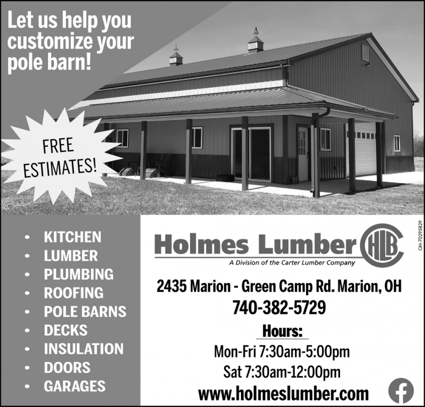 Let Us Help You Customize Your Pole Barn