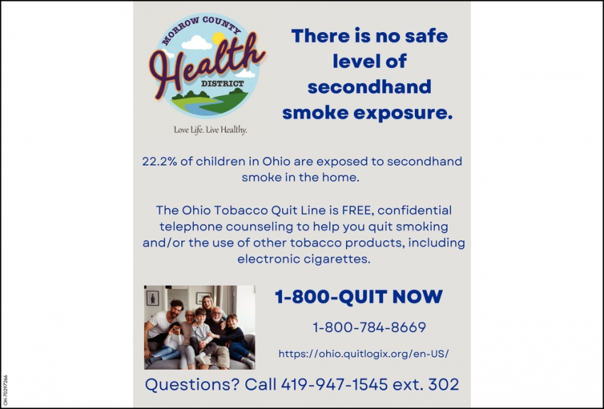 There Is No Safe Level Of Secondhand Smoke Exposure