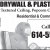 Drywall & Plaster Repair