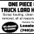 One Piece or A Truck Load Hauling