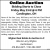 Online Auction