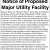 Notice of Proposed Major Utility Facility