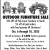 Outdoor Furniture Sale