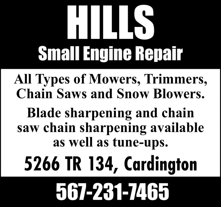 Hills Small Engine & Golf Cart Repair