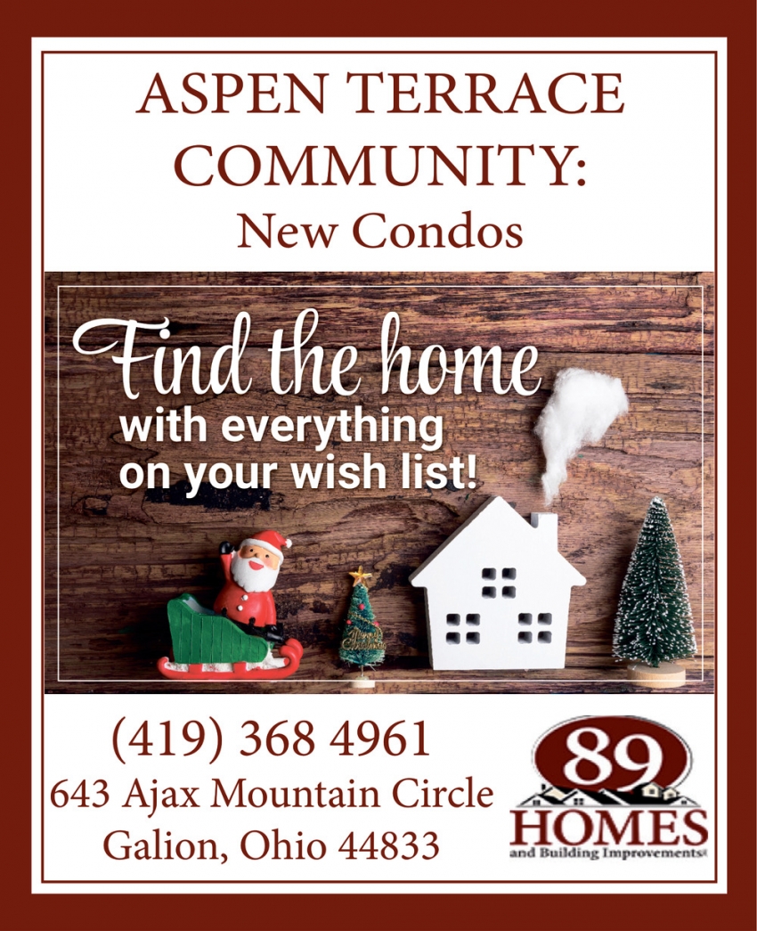 Aspen Terrace Community - 89 Homes and Building Improvements