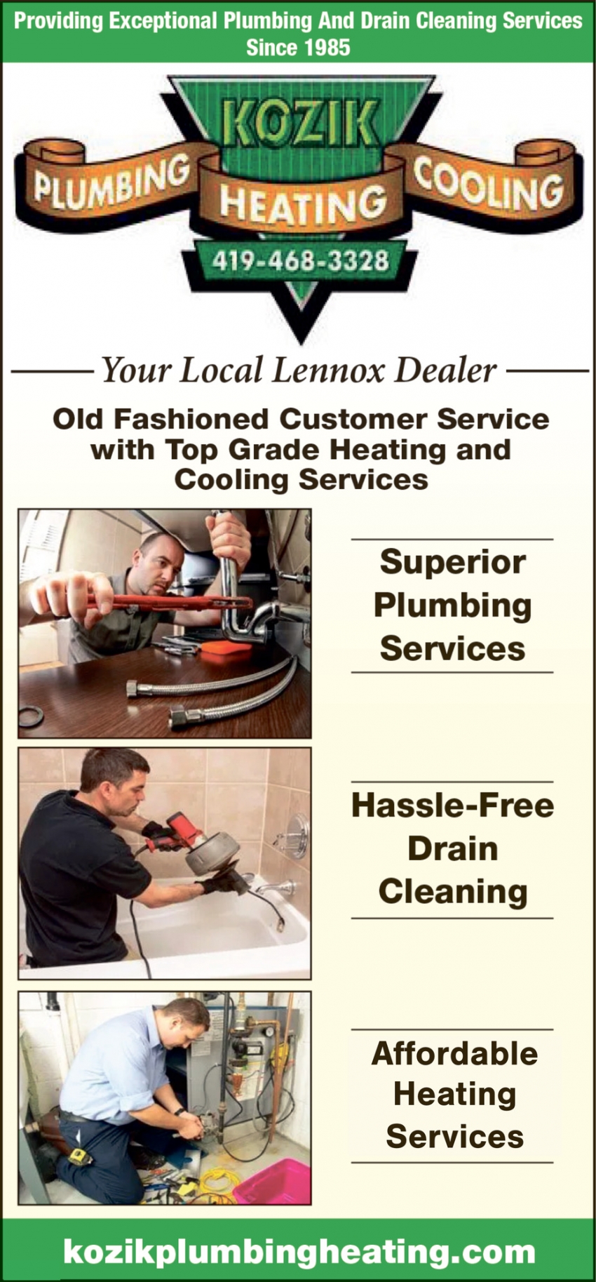 Kozik Plumbing Heating Cooling