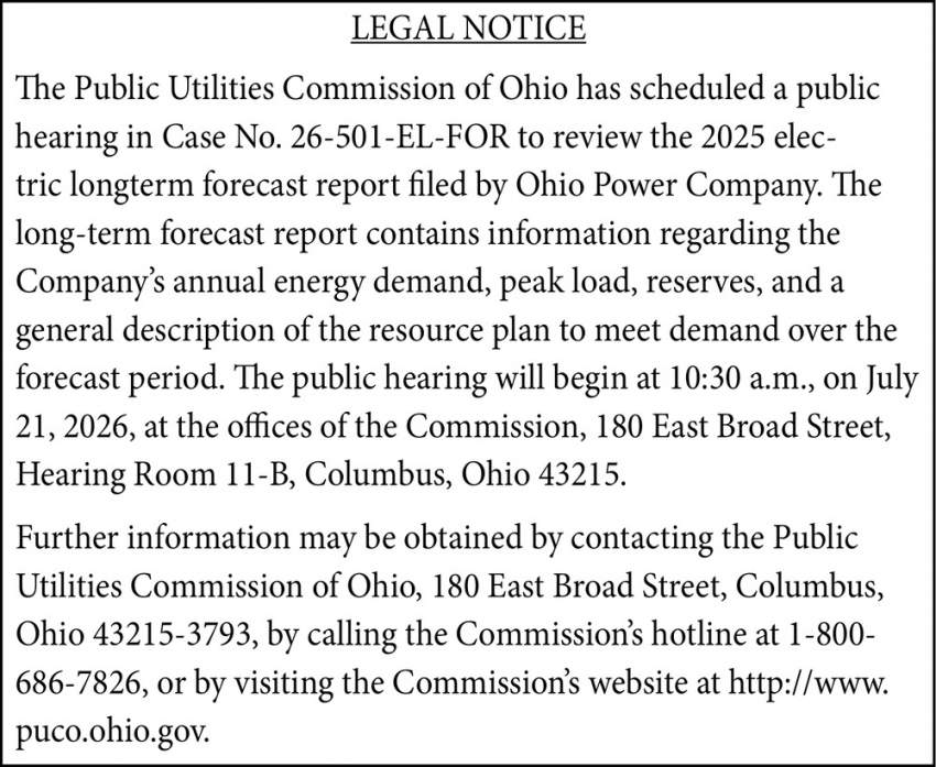 Public Utilities Commission of Ohio