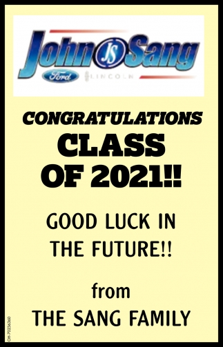 Congratulations Class of 2021