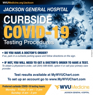 Curbside COVID-19 Testing Procedures