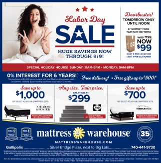 mattress warehouse sale near me