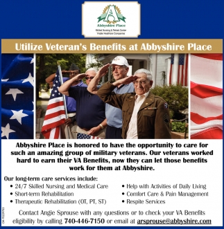 Utilize Veteran's Benefits