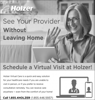 Schedule A Virtual Visit At Holzer