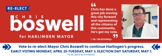 Re-Elect Chris Boswell