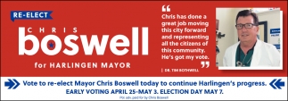 Re-Elect Chris Boswell