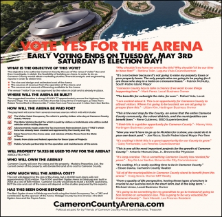 Vote Yes For The Arena