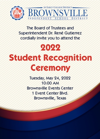 2022 Student Recognition Ceremony