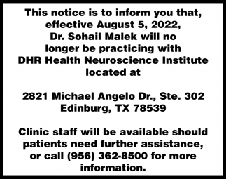 Dr. Sohail Malek