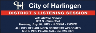 District 5 Listening Session