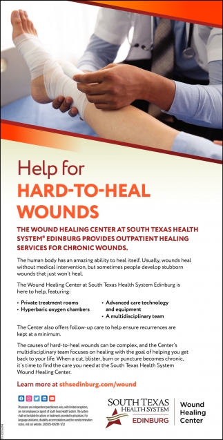 Help For Hard-To-Heald Wounds