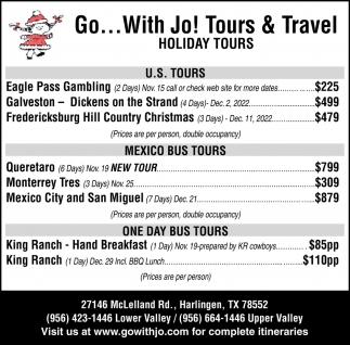Holiday Tours
